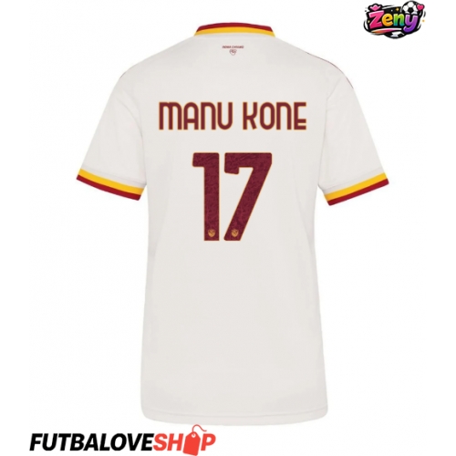 Dres AS Roma Manu Kone #17 Preč pre Ženy 2026-27 Krátky Rukáv